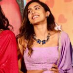 Samyuktha Hegde Instagram – Just checking if i have a fever! 
Also Manmatha leelai releasing on the April 1st 

These are some pictures from the trailer release
#manmathaleelai #purplebliss