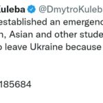 Sanam Shetty Instagram - Updated Emergency evacuation helpline for students: +380934185684 #ukraineforeignaffairs #ukraine #emergency #evacuation Please share any related information in comments.