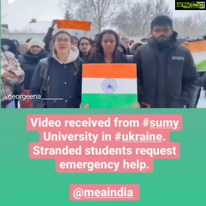 Sanam Shetty Instagram - Sumy university students in Ukraine request emergency help with supplies and evacuation. @meaindia indianembassy @indianembassyslovakia Please reshare to reach out their message. #ukraine #sumy #emergency #evacuation #OperationGanga