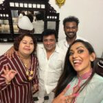 Sanjana Singh Instagram - Thank you so much to everyone making my birthday so special @sidneysladen @actress_harathi @director_rajith_ @cekay7 @mr.wildmaster @rishajacobs_official @_venkateshm @chef_dilip_1 @choreographer_sridhar @spartacus_sparks @alshifa_cupping_clinic