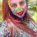 Sanjjanaa Instagram - Hey guys happy holi lots and lots of love to all of you celebrating Holi I truly love you all ❤️❤️❤️ I’m on @officialkooindia application download & follow me as “ Sanjjanaa Galrani “ #ReelsPeHoli #RangSoneyaChallenge #IWantChallenge Karnataka, Bangalore