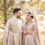 Sarah Khan Instagram - Welcome to the family Osman though you already were a family but now the bond is even more stronger! May Allah bless you two with a very healthy and happy married life InshAllah 💕♥️✨ Fact. My brother in law and my husband are extremely good friends. 💕 @sir @falakshabir1 👗 @farahandfatima 💎 @jaipurandco 💄 @akifilyasofficial 📸 @mahasphotographyofficial Margalla Hills