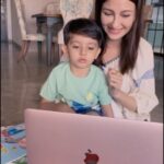 Saumya Tandon Instagram - Making my kid learn with @novakid_india app was so much fun. 25 minutes game based classes kept my kid engaged. My son is learning correct English pronunciation interacting with British English teachers. You can even apply for a trial class before enrolling for the course. Try it. #onlineeducation #onlineeducationplatform #englishlearning #kid #kideducation #kidonlineclass