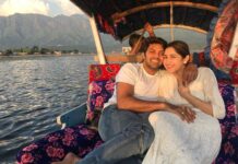Sayyeshaa Saigal Instagram - Happy anniversary to the man I love, cherish, respect and adore forever! Thank you for being mine…the best husband and daddy on the planet! Holding on to you till eternity! ❤️❤️❤️🤗🤗🤗🤗💃😘😘😘 @aryaoffl #anniversary#happy3years#forever#mylove#husbandandwife#creatingmemories#babydaddy