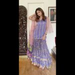 Shamita Shetty Instagram - 💜💜 Outfit - @maayera_jaipur Earrings - @azotiique Styled by - @mohitrai Assisted by - @ruchikrishnastyles