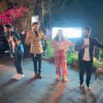 Shanthanu Bhagyaraj Instagram – #mayakuriye Jus for our buddy @themugenrao along with @theabishekkumar & @ihansika 😍💛
Night shoots are always fun 🤩 #bts 
#nightshoot #behindthescenes #instagood #instagram #insta #instareels 
#abishekkumar #mugenrao #hansikamotwani #shanthnu #shoot #shooting