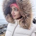 Shanvi Srivastava Instagram - take me back to the grey sky , white mountains, frozen lakes , marshmallows and bonfire💕🦋 #norway #mikkelvik