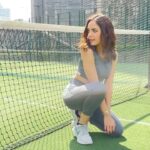 Shazahn Padamsee Instagram - In motion with @clovia_fashions 🏃‍♀️ I love it when my sportswear matches and checks all the boxes from head to toe! Clovia’s line features the trendiest, functional, and most breathable outfits ✅ #Clovia #ActiveWear #Workout #Summer #ad