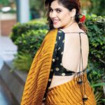 Sherin Instagram - Drop a ❤️ if you love this look. Photographer- @venuchaithu28 @indiaglitz_tamil Makeup - @aksharasalonandstudio Hair - @mani_stylist_ #sherin #tamilcinema #tamilsongs #saree #audiolaunch #fashion #styling Chennai, India
