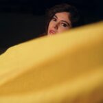 Sherin Instagram - 💛💛💛 📸 - @dharshanswaroop @hharsha29 #sherin #yellowsaree #saree #indian #love