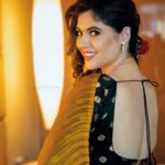 Sherin Instagram - Have you seen my new song yet? Link in bio. Photographer- @venuchaithu28 @indiaglitz_tamil Makeup - @aksharasalonandstudio Hair - @mani_stylist_ #sherin #tamilcinema #tamilsongs #saree #audiolaunch #fashion #styling Chennai, India