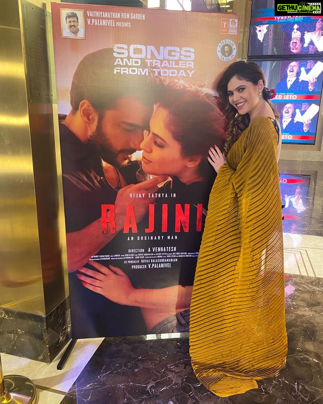 Sherin Instagram - Have you seen my new song yet? Link in bio. Photographer- @venuchaithu28 @indiaglitz_tamil Makeup - @aksharasalonandstudio Hair - @mani_stylist_ #sherin #tamilcinema #tamilsongs #saree #audiolaunch #fashion #styling Chennai, India