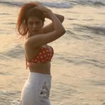 Shraddha Das Instagram - 🧡🍊🌊 #goa #keribeach #shraddhadas Keri Beach, Goa