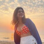 Shraddha Das Instagram - Salty and Sweet 🍭🍡🍧 Styling : @artbyavnee 📸 @snehzala #beachplease #goalove #polkadots #happiness #shraddhadas Keri Beach, Goa