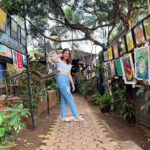 Shraddha Das Instagram - My heart just did not want to leave this place @artjunagoa ♥️ If anyone knows me,this is my vibe😍 Dream to own such a place one day! 📸 @snehzala Styling : @thewandermannequin Top : @amorecoutureofficial #goa #artjunacafe #myvibe #birthdayweek #balifeels #shraddhadas #nmrk Artjuna