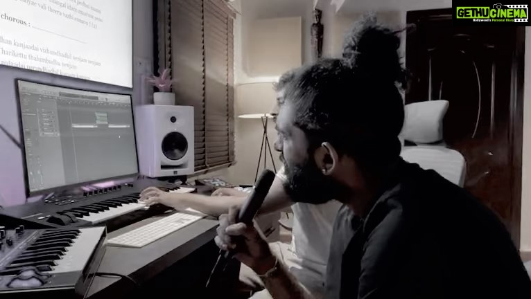 Sid Sriram Instagram - Europe shows// Zurich: April 9 Dortmund: April 10 A few months ago I was spending most of my time chopping up samples, finding random parts of songs that I loved and playing with them. I started producing/making this Kannalane remix then. Linked up with brother @leon.james today to add some keys to the breakdown, went live while we did a couple takes. Europe, can’t wait to rock with y’all soon (ticket link in bio) All love, no hate