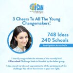 Soha Ali Khan Instagram – My utmost admiration and accolades to all the #iCan School Challenge participants! Going by your enthusiasm and diligence towards sustainability, you young changemakers are already way ahead in life. Congratulations on your successful participation and wish you all the best in your endeavours! 

#iCan #adani #Innovation #climatechangemitigation #environment #children #youngminds