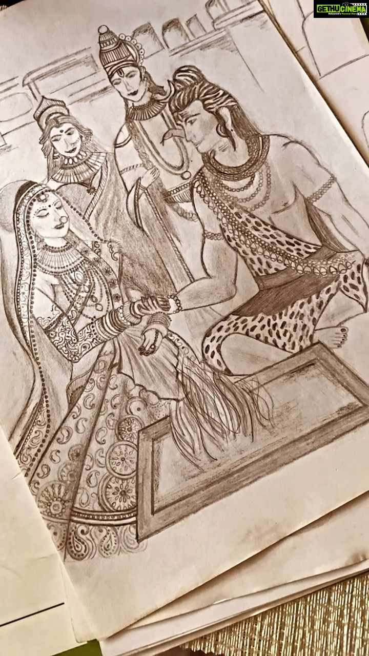 Sonal Chauhan Instagram - महाशिवरात्रि की शुभकामनाएँ 🌸🔱🌸 May He bless us all 🌸🌸🌸 PS . ~ I’m no pro …. This is just a small attempt because of my love for Him 🙏🏻🙏🏻🙏🏻 . . . . . . . . . . . . . . . . . . . . . . . . . . . . . . . . . . . . . . #ॐ #love #protection #blessed #magic #miracle #shiva #parvati #mahashivratri #sonalchauhan #sonalchauhansketch #art #sketch #pencil #pencildrawing