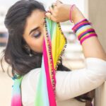 Sreemukhi Instagram - Happy Holi again! ❤️ Ranga Ranga Vaibhavanga ✨ Today at 6 pm on @zeetelugu ✨ Styling @hemamanohar1 Outfit @sr_label_by_yaminireddy PC @chinthuu_klicks Make up @nookesh.malla Hair @gopi_bridal_makeovers #sreemukhi #rangarangavaibhavanga #zeetelugu #holispecial