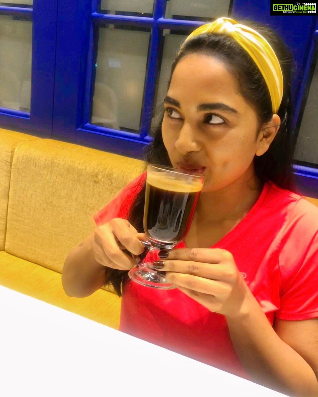 Srushti Dange Instagram - The first step to manifestations is caffeination ☕️