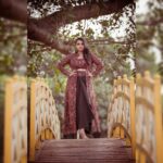 Sruthi Hariharan Instagram - A TV show after eons ... Dress Designed by : @rajeedesignstudio Styled by @zoha.kabir Make up by @shivugowda2011 Hair by @paramesh_hairstylist Assisted by @ekiran00007 Photography by @raghavstudios #comingtoterms #tryingtobeinlovewithmyself