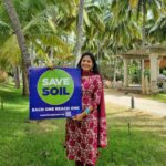 Sshivada Instagram – “Soil is where we all come from and go back  to”
Its time for us to unite and join the global movement to save our Soil, our Mother Earth. Let’s do our bit.

#savesoil #letsmakeithappen #consciousplanet #earthbuddy #ishafoundation #sadhguru #savesoilsavelife #savesoilmovement