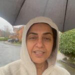 Suhasini Maniratnam Instagram - Singing in the rain in England
