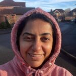 Suhasini Maniratnam Instagram - Icy cold England