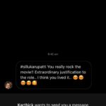 Sunaina Instagram - #sillukaruppatti ❤️ My DM’s are flooded with so much love.