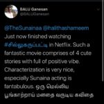Sunaina Instagram - #sillukaruppatti ❤️ My DM’s are flooded with so much love.