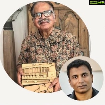 Sunder Ramu Instagram - When my friends from @thegoldenconnect.in invited me to share a stage and have a conversation with Mr.Manohar Devadoss, I really wasn’t sure what to expect. I genuinely hadn’t known much about this Padma Shri award winner. I honestly have never been wowed by any kind of awards that anyone gives or receives, but having spent a few days in conversation with this amazing human being has touched my life more than I could’ve ever imagined. More than his Art, his recognition or anything else, his spirit is overwhelming. There’s a purity and innocence in his sharing that moves you. For an artist to lose his sight but to keep creating and touching lives. For him to live a love story with a beautiful wife who radiated joy, despite becoming Quadraplegic for 35 years of her life. For breaking the mould of male chauvinism way before the clamour for change had started. For overcoming the early loss of his beloved father and managing to take care of his family at such a young age and for telling his stories in such a beautiful manner. For his spirit even now, after the loss of his dear Mahima, mother and all this without his eyesight. He lives everyday with joy and appreciation for his blessed life and sings to god saying “thank you for today and I’m one more day closer to thee my god “ There are moments throughout my life that have helped shape me and guide me on my own incredible journey and he will be an inspiration to live it to the fullest, no matter what. Thank you @boholikethat