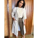 Swara Bhaskar Instagram - Off to the 40th anniversary celebration of @theweek_magazine on #womensday in.. Outfit: @cord.in Earrings: @apalabysumitofficial . Styled by : @dibzoo Make up: @devikajodhani Hair: @stylistsony