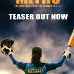 Taapsee Pannu Instagram - In this Gentlemen’s sport, she did not bother to rewrite history ….. instead she created HERSTORY! #AbKhelBadlega #ShabaashMithu Coming soon! #BreakTheBias #ShabaashMithu #ShabaashWomen #ShabaashYou @mithaliraj @srijitmukherji @ajit_andhare @priyaaven @viacom18studios @tseries.official @colosceum_official