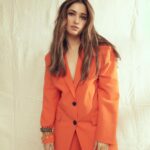Tamannaah Instagram - Orange is not the new black it’s just bloody orange 🍊 Suit : @aak.ch Jewellery : @radhikaagrawalstudio Styling : @sanamratansi Assisted by : @rajasidatar Hair : @tinamukharjee Makeup : @billymanik81 Photographed by : @kadamajay