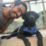 Thakur Anoop Singh Instagram - With my selfie friendly Mr Photogenic 🐶 #Shadow Show him some love ❤️
