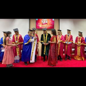 Vidhya Instagram - 5th March 2022, Sankara Nethralaya, Chennai: The Eye hospital where I worked for the last ten years. The one achievement I am incredibly proud. Fulfilling the purpose of coming to Chennai - getting a doctorate and becoming a scientist. I had to achieve this goal through hardship, determination, and sacrifices. I understand the responsibility of being in this position, and I will continue to contribute my best to science and society with utmost sincerity. As I will be heading to the United States to pursue a post-doctoral scientist position, I am forever grateful to Sankara Nethralaya Eye Hospital and Padmabhushan Dr S.S Badrinath Sir. My sincere thanks and gratitude to my PhD guide and mentor, Dr S Krishnakumar Sir, co-guide Professor Uma Maheshwari mam, Principal Scientists Dr Sowmya mam and Dr Nivedita mam for always being there to guide and help me achieve my objectives. My heartfelt gratitude to Senior consultants Dr Geetha Iyer mam, Dr Nirmala Subramanian mam, Dr Swetha Agarwal mam for your valuable clinical inputs and guidance, which helped me achieve our publications. I thank God, my family and all my dearest friends and colleagues at Sankara Nethralaya- my pillars of strength.