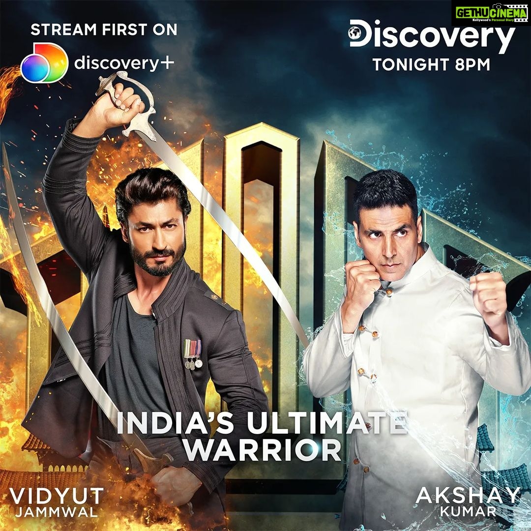 Vidyut Jammwal Instagram - #Kalaripayattu says - To focus is to be aware of all the things you are unaware of and then let go! In today’s episode @akshaykumar & I put my warriors through a test of focus. Watch #IndiasUltimateWarrior at 8PM on @discoverychannelin & on @discoveryplusIN . @bazinga_ent
