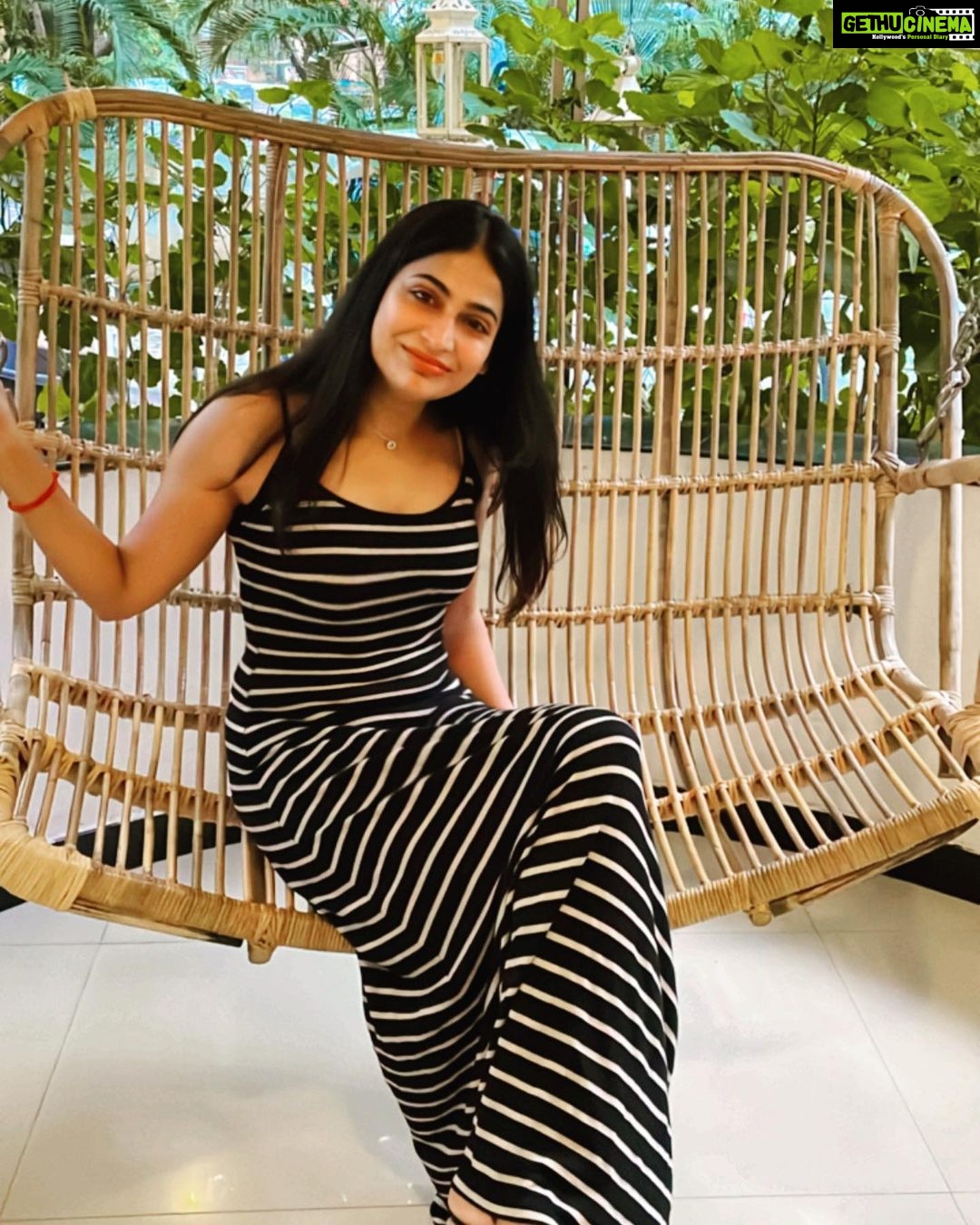 Vijayalakshmi Instagram - First two are throw back pics! Taken almost 8 years back! Middle one couple of years old, But the Last two are from few days back! All with the same dress. This is my most fav outfit.. I don’t know how many times I wore it.. from movies to shopping, to brunch, staycation, dinner, airports… and nowadays it’s become my loungewear! This dress has got lint balls all over, still not able to give it a rest. I’m sure every one has got an outfit like this! Worn out but close to heart. tell me about that special piece of cloth of yours😻 #favoritedress #tbt