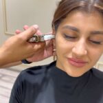 Yaashika Aanand Instagram – Ouch 😂😝 pain in my 👀 !! 
Pain laam rusk sapdra madrii 🤥😝
#piercings #gunshot #trendingreels #explore 
#yashika #biggboss #reels 
Credits @zazzlesalons