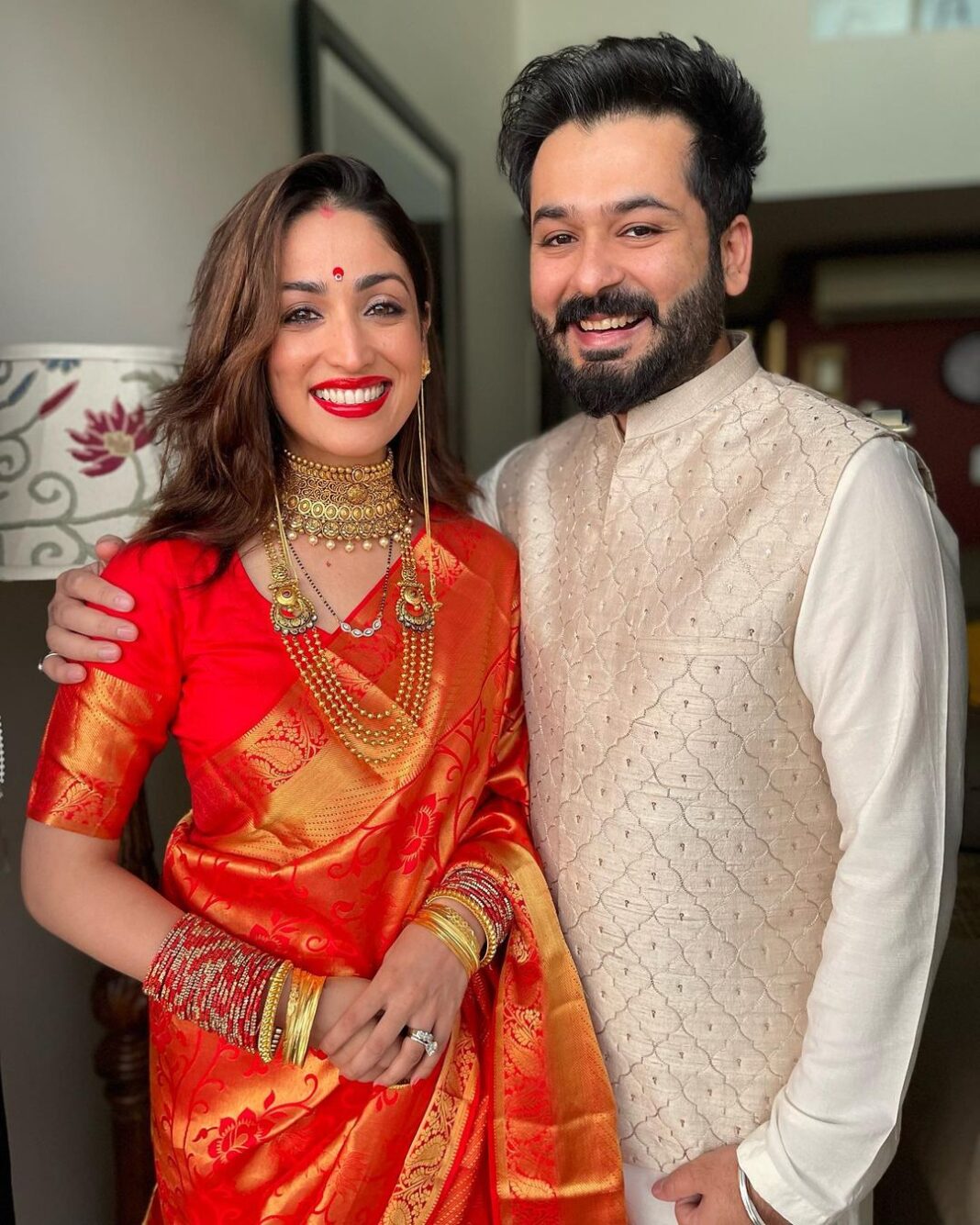 Yami Gautam Instagram - Happy birthday to my love ❤️ Forever 😍❤️ @adityadharfilms