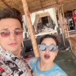 Yuvika Chaudhary Instagram - Sry we r late for this trending reel but plz tel us in the comments !who is better ?🤣😅😅🤣 @princenarula