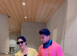 Yuvika Chaudhary Instagram - @princenarula #reelitfeelit outfit @bombaycloset #airportdiaries