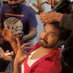 Aadhi Pinisetty Instagram - A little bts during #Moonji song shoot from #PARTNER @AadhiOfficial @ihansika @iYogiBabu @ManojDamodhara4 @PradeepERagav @thangadurai123 @DhayaSandy @DrRajaofficial #Palaklalwani @billajagan @proyuvraaj