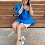 Aanchal Munjal Instagram – Loving this colour a lil too much these days ! 🤪💙
PS – Absolutely loveddd the much needed getaway in @aashiyaanaavillas 🤩 Uh-mazinggg property & hospitality !!! 🧚🏻‍♀️
Wearing @beperkt_official 🦋