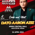 Aaron Aziz Instagram – SORRY SEMUA OK Abg dah otw ke Aman Central Mall Kedah cari kereta Alphard hitam  l kita buat open boot sale.. beli 2 #aksoGTAAseries dapat 1 Lionbar percuma. Beli 3 dapat 1 Lio Bar dan 1 AlsoGT3500 percuma. Tapi flavour Tak semua ada kat tangan saya so korang pilih lah utk free gift tu apa yg ada skrg ni. @officialaksomalaysia  #thevapedonfirstgiveaway