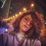 Abhirami Suresh Instagram – Midnight candle 🦚 #explorepage #explore #curlyhair #night #baristi