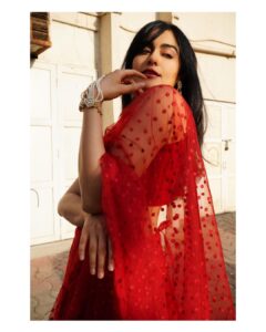 Adah Sharma Instagram - Thought I’d twin with my favourite colour of flags 😬 . Leave a red flag 🚩🚩🚩🚩in the comments with a question ! I’ll definitely reply 😂 . . Styled by @juhi.ali Wearing @ranbirmukherjeeofficial @rubansaccessories 📸 @jayslens 💪 @jagats38 . . #100YearsOfAdahSharma #adahsharma