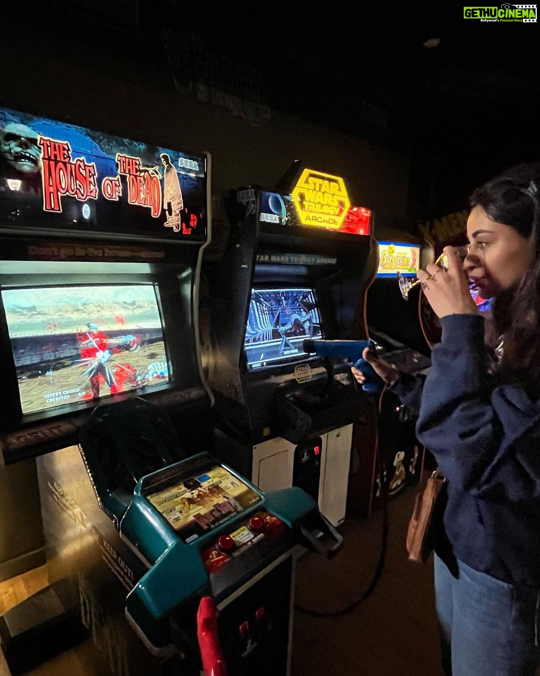 Aditi Arya Instagram - Casual zombie murders on one hand, empty calories on the other. Barcade - New Haven