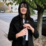 Aditi Arya Instagram - Pleased to find that even after a decade, I remembered how to tie a necktie. Verry Akademik useless skills from Skool Daiz. There’s a story why I dressed like that by the way. It was a whim and the streets here let you be.