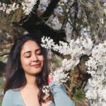 Aditi Chengappa Instagram - Infinite peace 🐚 . . . #sakura #dreamy #peace #portraitsmadeingermany Berlin, Germany